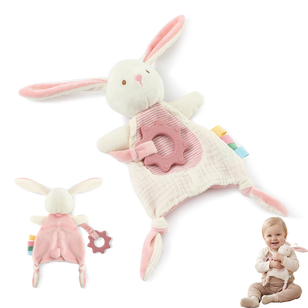 Fire Blanket Kitchen - Plush Bunny Security Blanket with Silicone