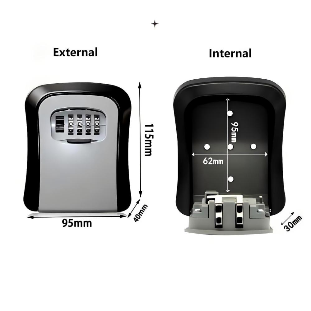 Wall Mount Key Lock Box 4 Digi - Lockbox Key Secure ulasan dan harga