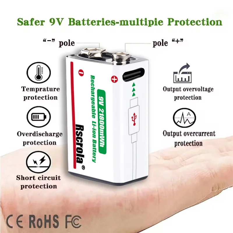 Long-Lasting 9V Rechargeable L - Smoke Detector Interconnected ulasan dan harga