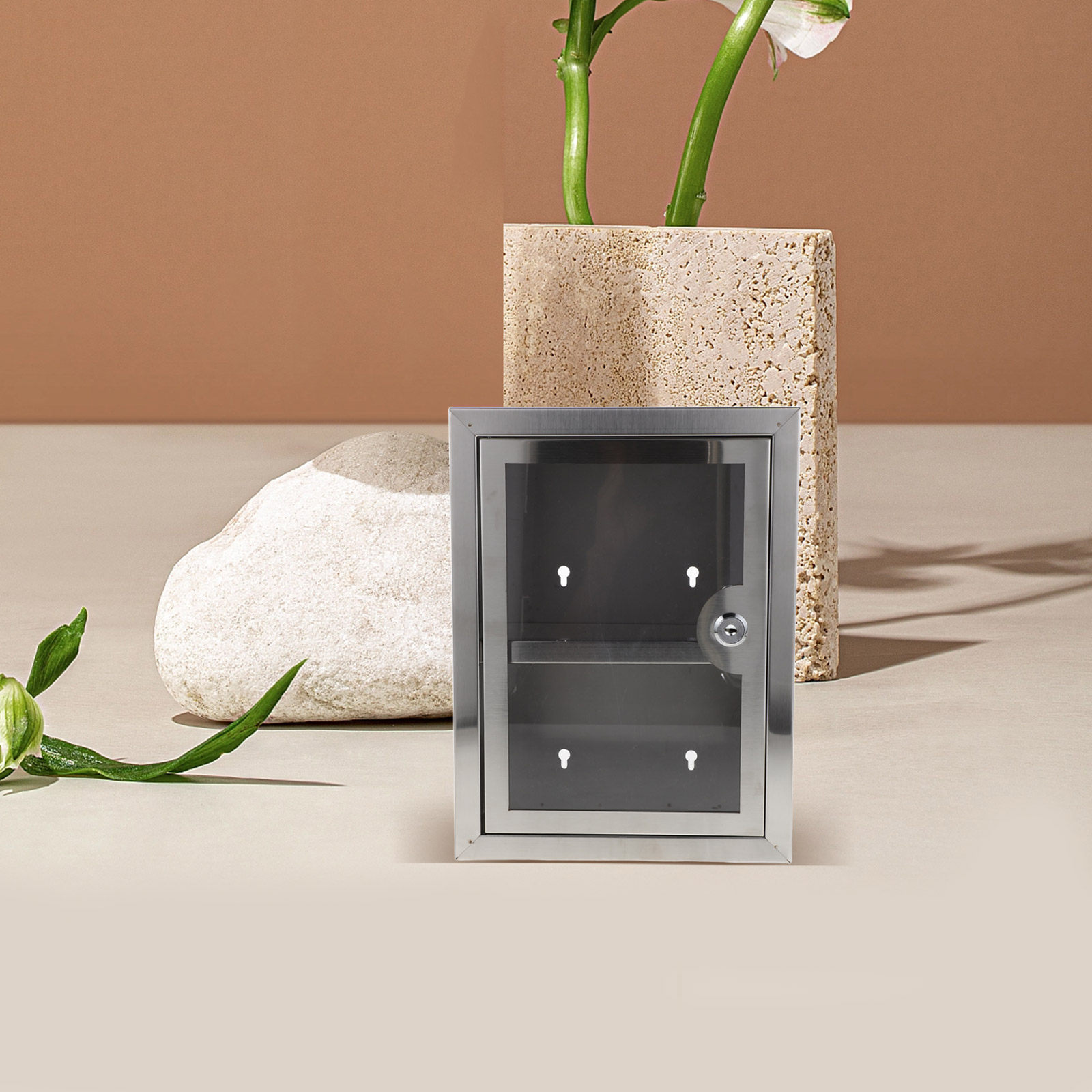 Lockable Metal Wall Cabinet Do - Medicine Cabinet Lock ulasan dan harga
