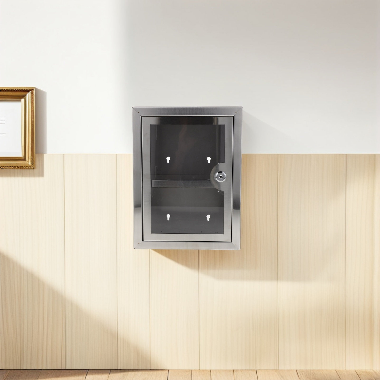 Lockable Metal Wall Cabinet Do - Medicine Cabinet Lock ulasan dan harga