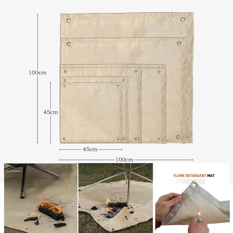 New Outdoor Camping Fireproof  - Fire Blanket Kitchen ulasan dan harga