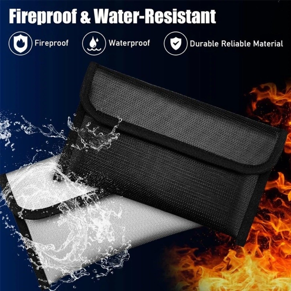 Portable Waterproof Fireproof  - Fire Safe Document ulasan dan harga