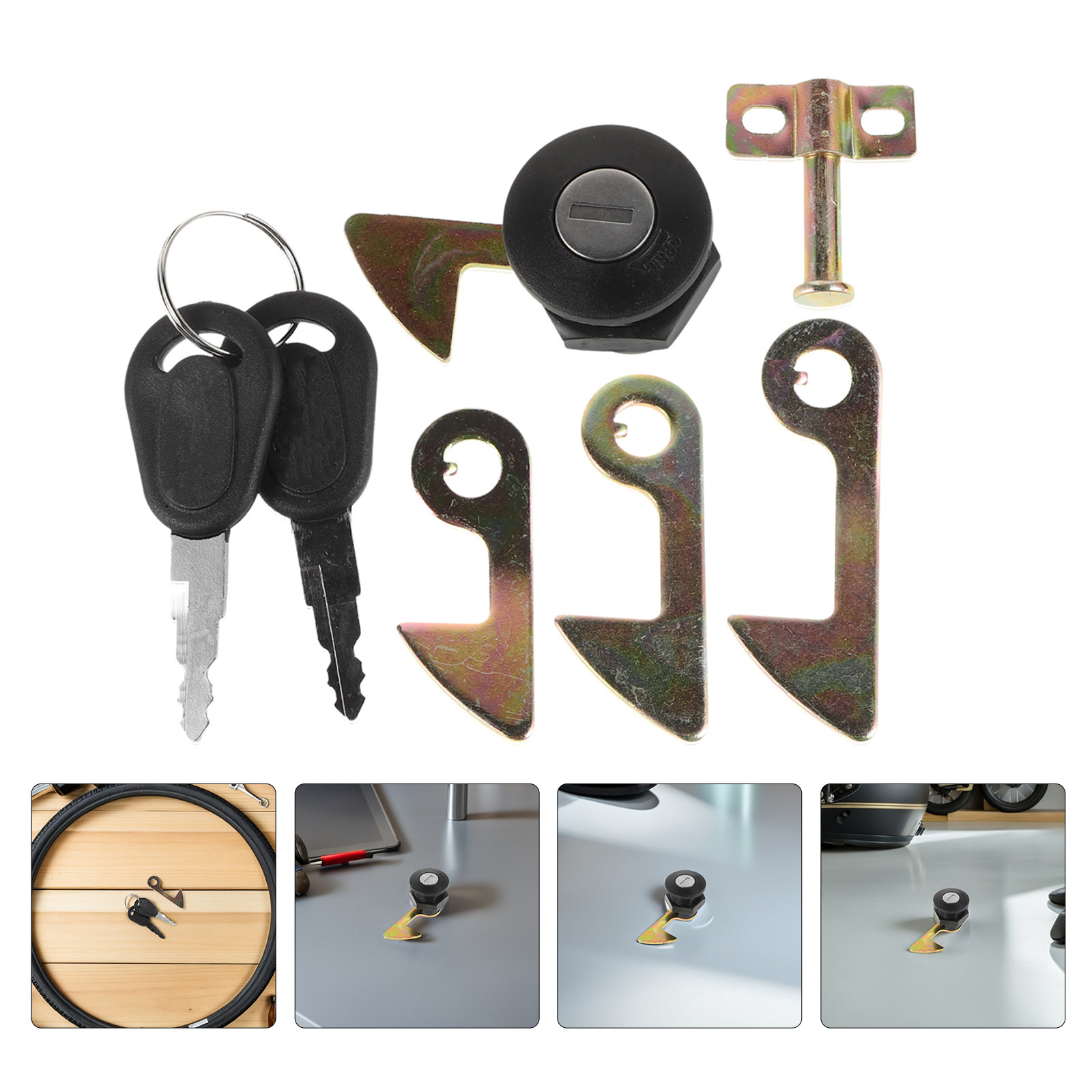 2Set Electric Motorcycle Trunk - Lockbox Key Secure ulasan dan harga